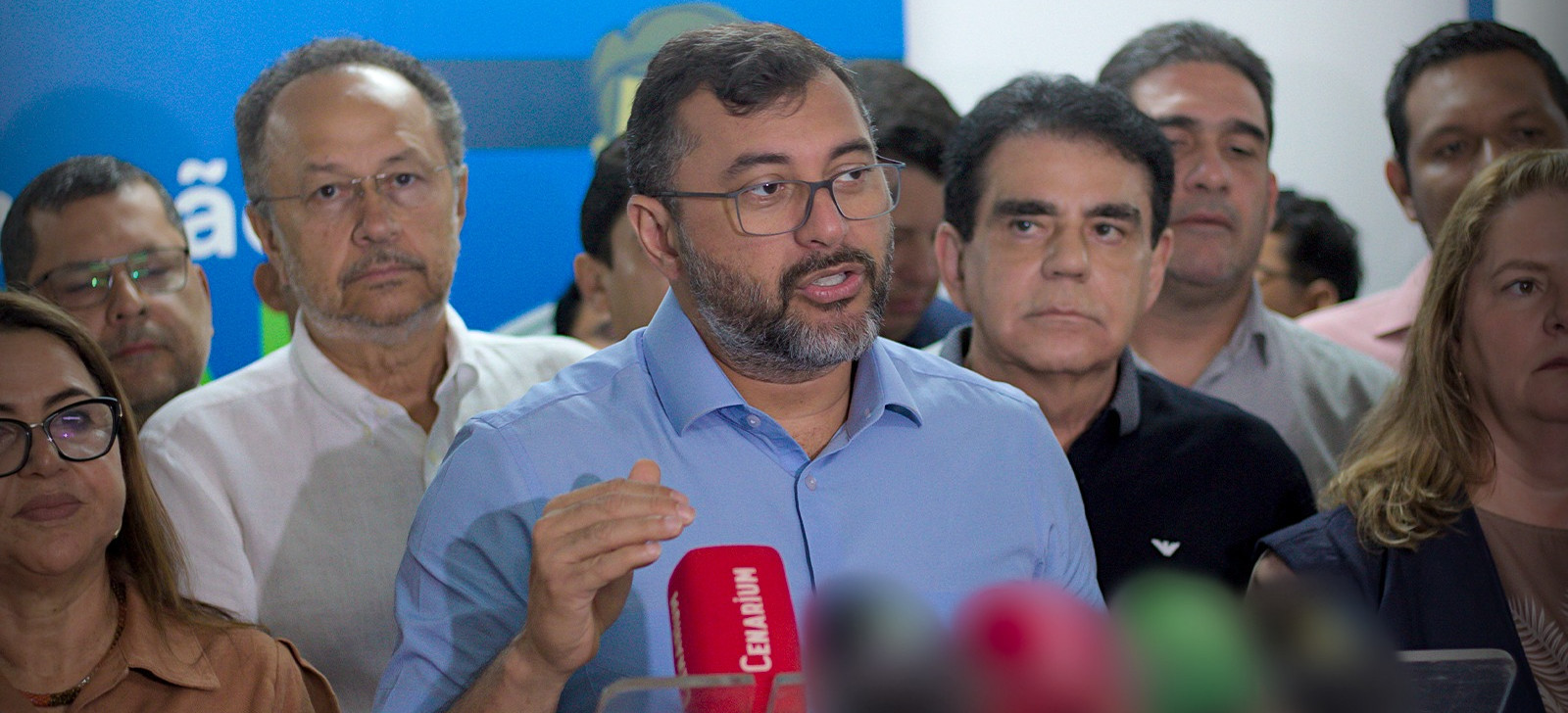 ‘Está muito longe’, diz Wilson Lima sobre eleições na entrega do Telessaúde