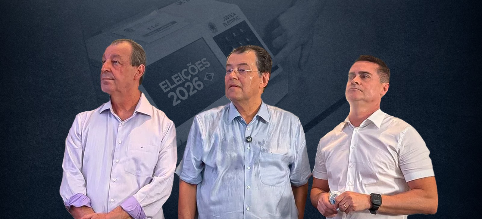 A pré-convenção atrapalhada do trio ‘Omar-Braga-David’ e o histórico eleitoral do senador