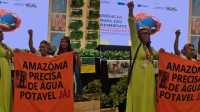 Mulheres indígenas do Amapá fazem apelo por água potável na Amazônia