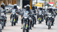 Rocam recebe 100 novas motocicletas para reforçar patrulhamento em Manaus