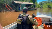 PF faz operação contra garimpo no Amazonas após ameaças de suspeitos