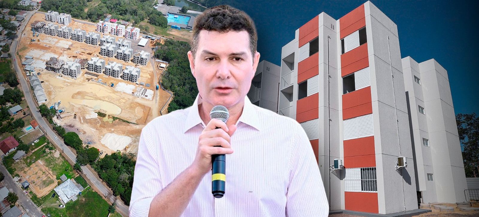 Em Manaus, ministro das Cidades vistoria obras para famílias em áreas de risco
