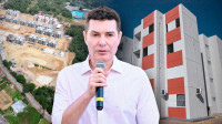 Em Manaus, ministro das Cidades vistoria obras para famílias em áreas de risco