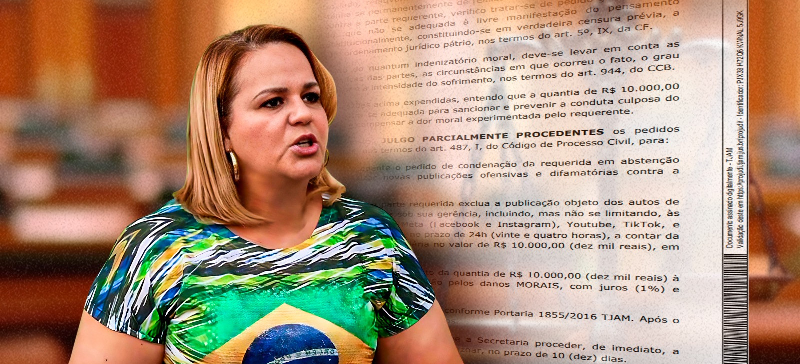Justiça condena blogueira a pagar R$ 10 mil à jornalista por manipulação de texto e imagem