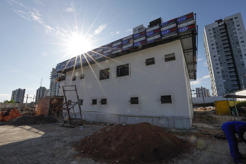 Centro Integrado de Atendimento a crianças a ao adolescente já tem 80% das obras concluídas (Alex Pacheco/Secom)