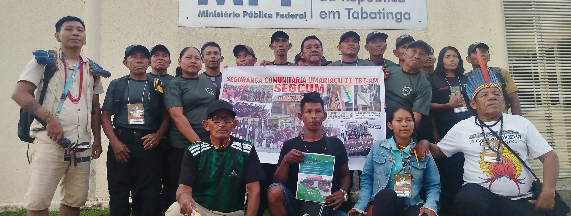 Indígenas do Alto Solimões protestam em frente ao MPF por proteção territorial