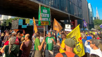 Manifestantes vão às ruas contra retrocessos do ‘PL da Devastação’