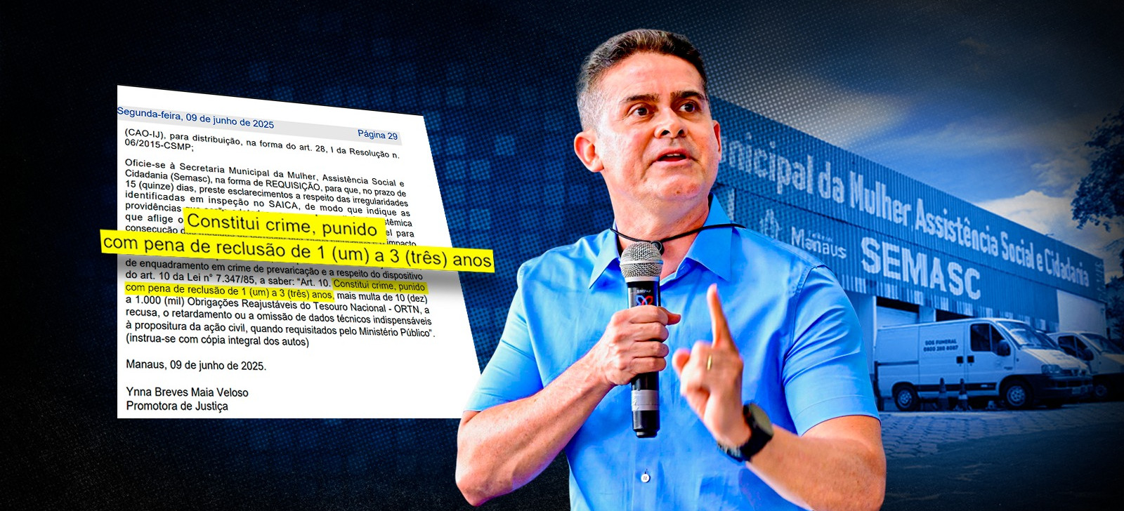 MP cita ‘reclusão’ a gestores da Prefeitura de Manaus por abandono de abrigo