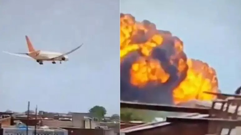 Avião com destino a Londres cai na Índia com 242 pessoas a bordo