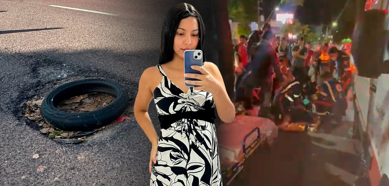 Grávida de 7 meses, vítima de acidente causado por buraco em Manaus seria mãe de Maria Carolina