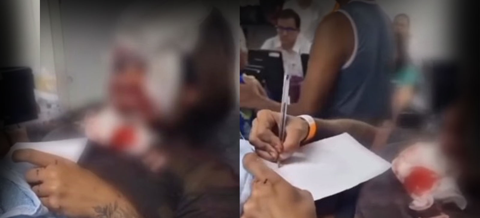 Sem conseguir falar, mulher agredida com mais de 60 socos pelo namorado depõe por escrito