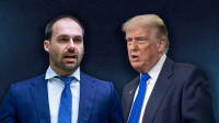 Eduardo Bolsonaro pede que brasileiros agradeçam Trump por taxação do Brasil
