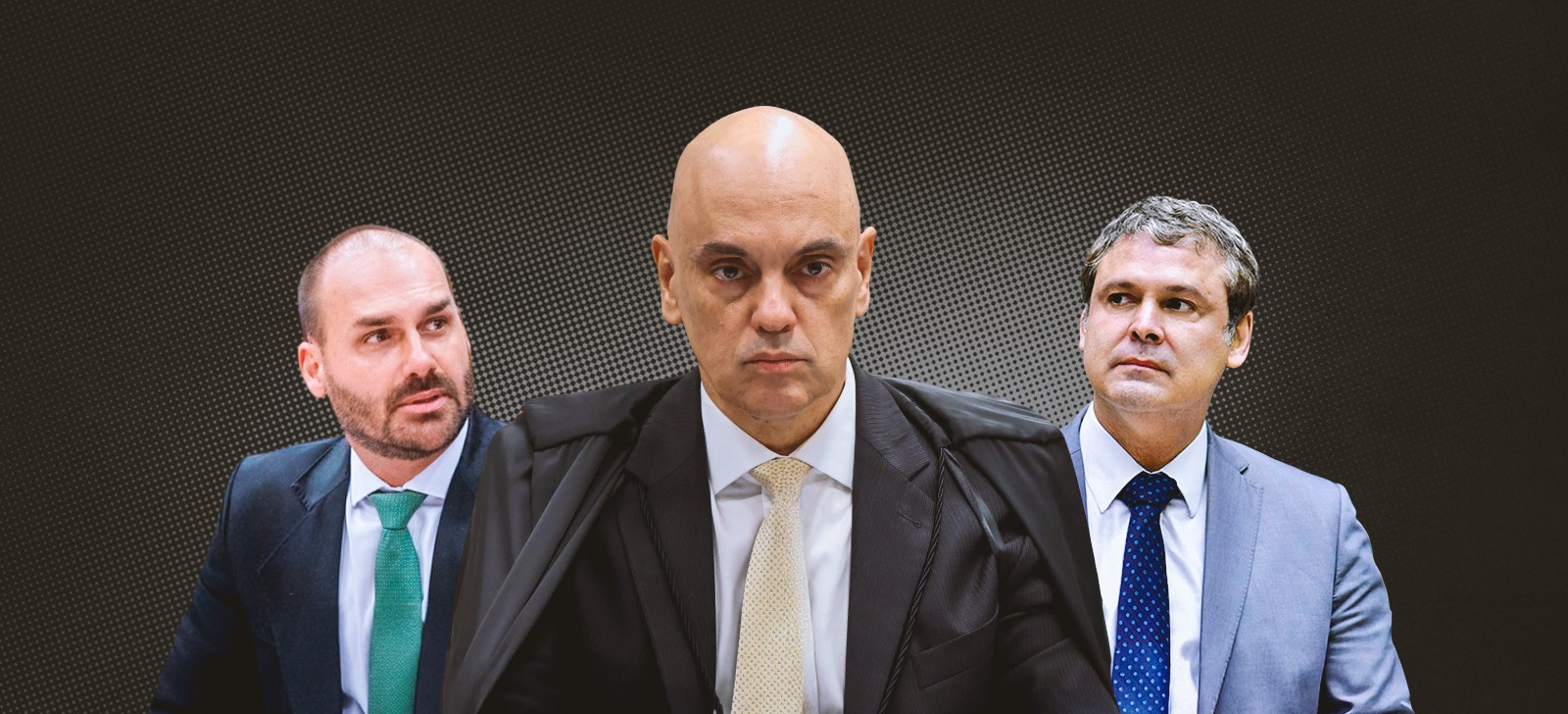 Líder do PT na Câmara pede a Moraes prisão de Eduardo Bolsonaro