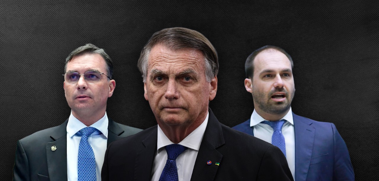 Filhos de Bolsonaro saem em defesa do pai após operação da PF