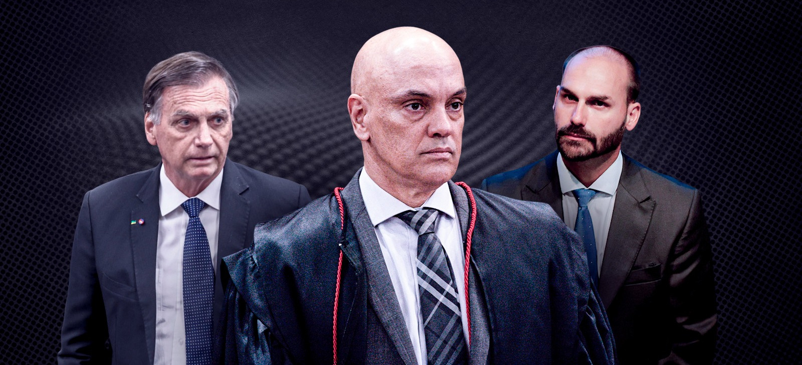 Moraes aponta atuação de Bolsonaro e Eduardo para atacar soberania e Judiciário