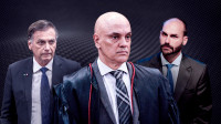 Moraes aponta atuação de Bolsonaro e Eduardo para atacar soberania e Judiciário