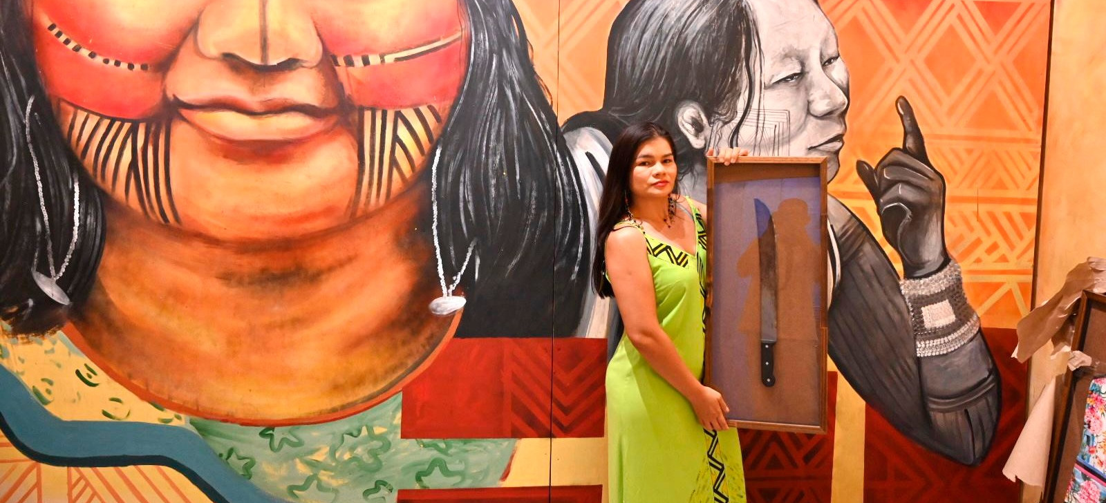 Mostra permanente sobre liderança Tuíre Kayapó é inaugurada em Belém