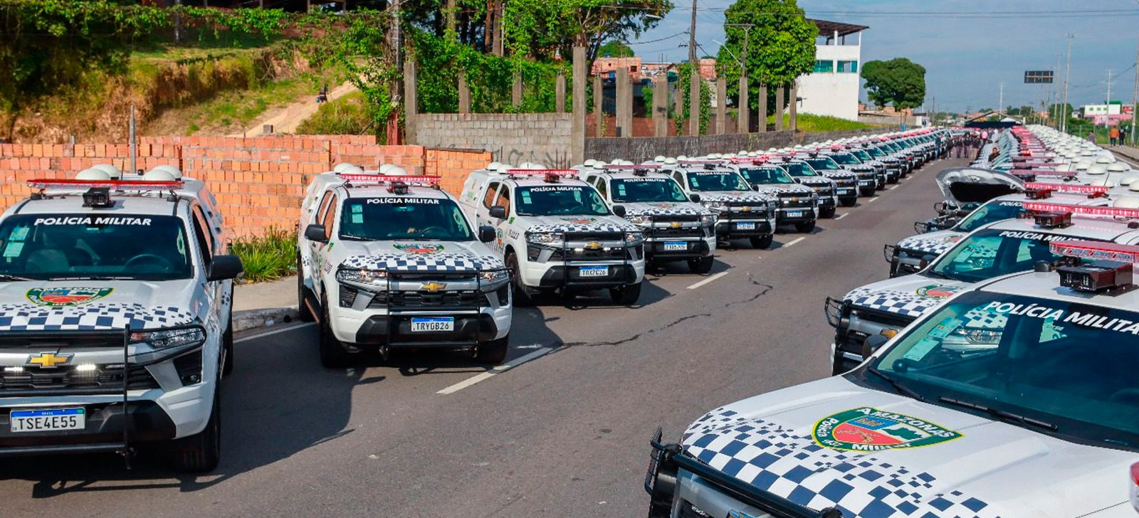 Amazonas reforça segurança com 369 novas viaturas para Manaus e interior