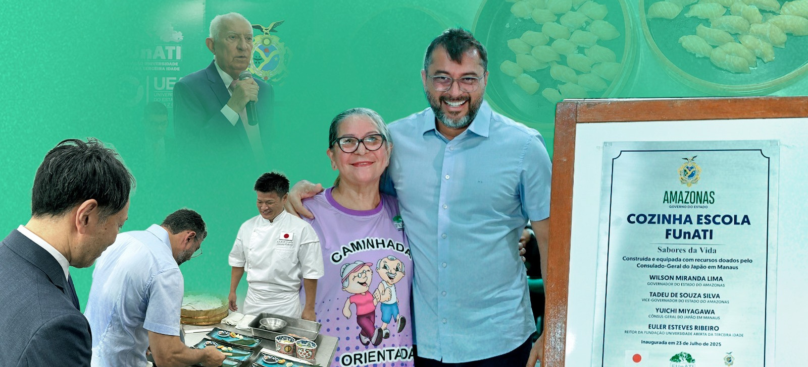 FUnATI oferece atividade de culinária amazônica e japonesa a idosos