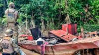 Forças federais desmantelam garimpo ilegal em leitos de rios amazônicos