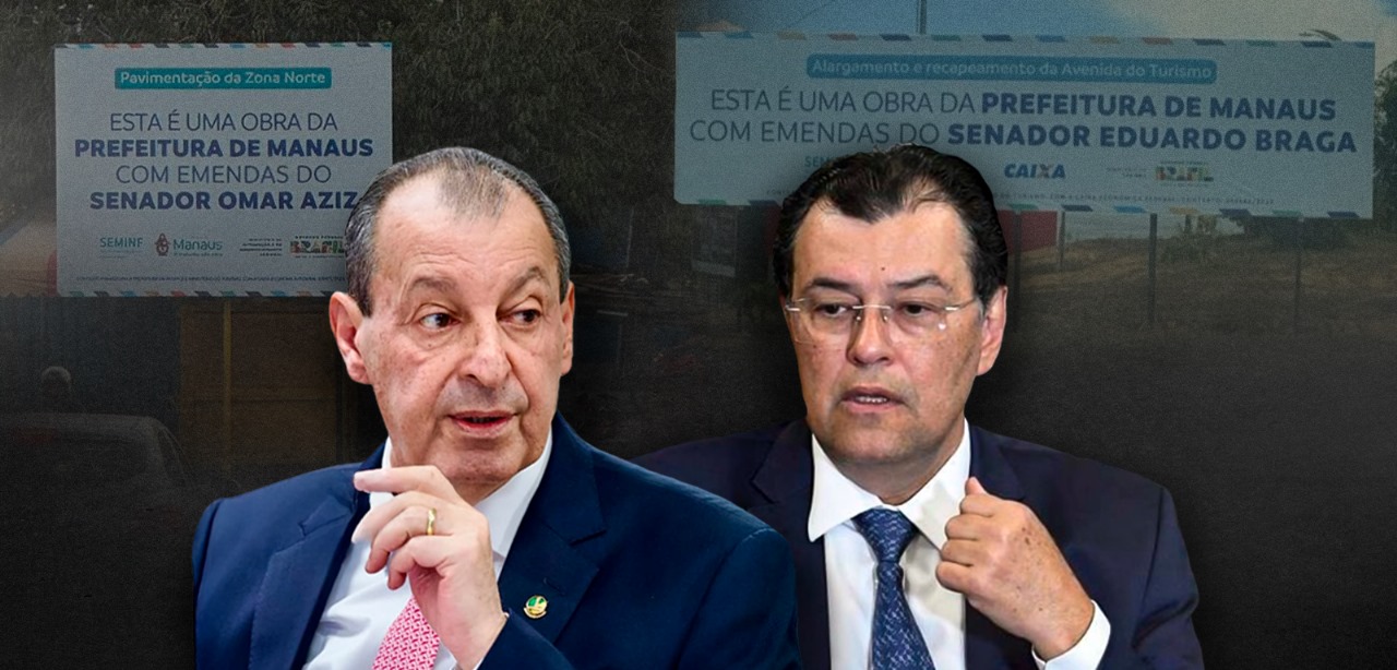 Advogados veem promoção pessoal em placas de obras de Omar e Braga, candidatos em 2026