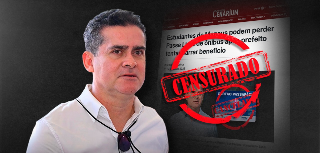Prefeito de Manaus recorre à Justiça para retirar matéria da CENARIUM sobre Passe Livre Estudantil