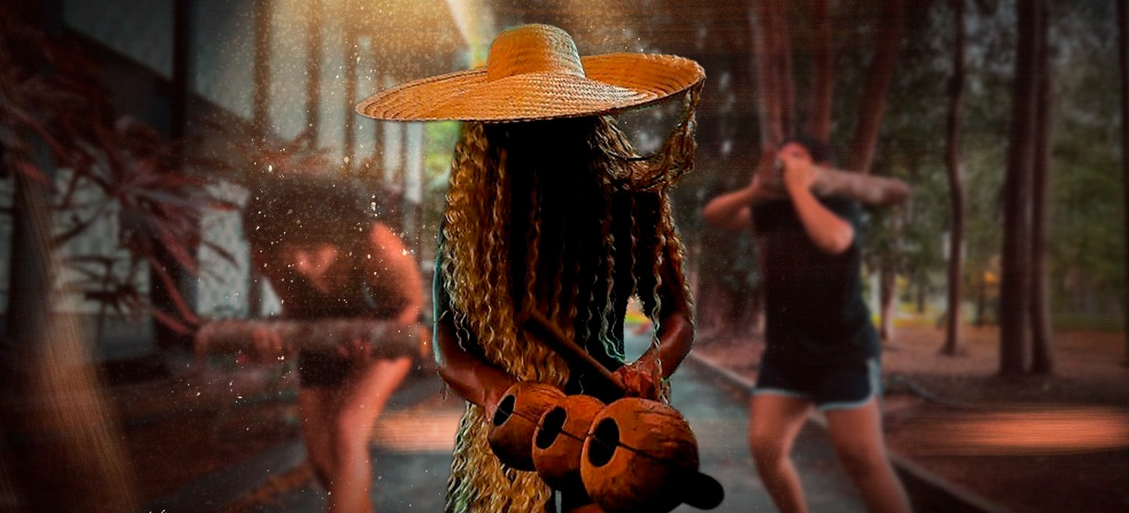 Intervenção performática percorre Manaus para denunciar desastres climáticos