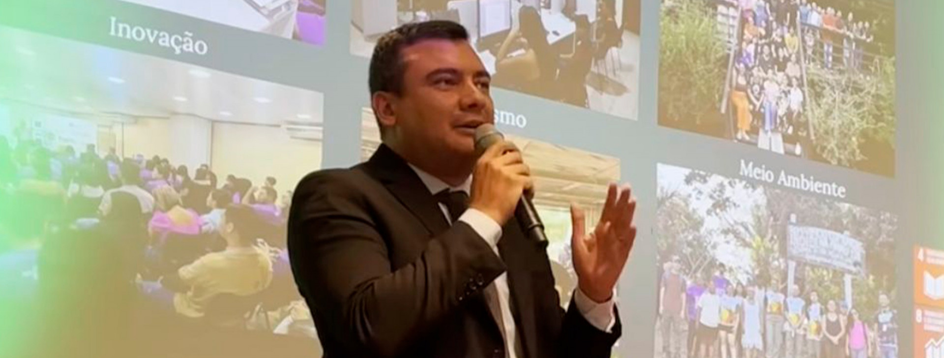 Prefeito de cidade do AM apresenta soluções sustentáveis em evento na Suécia