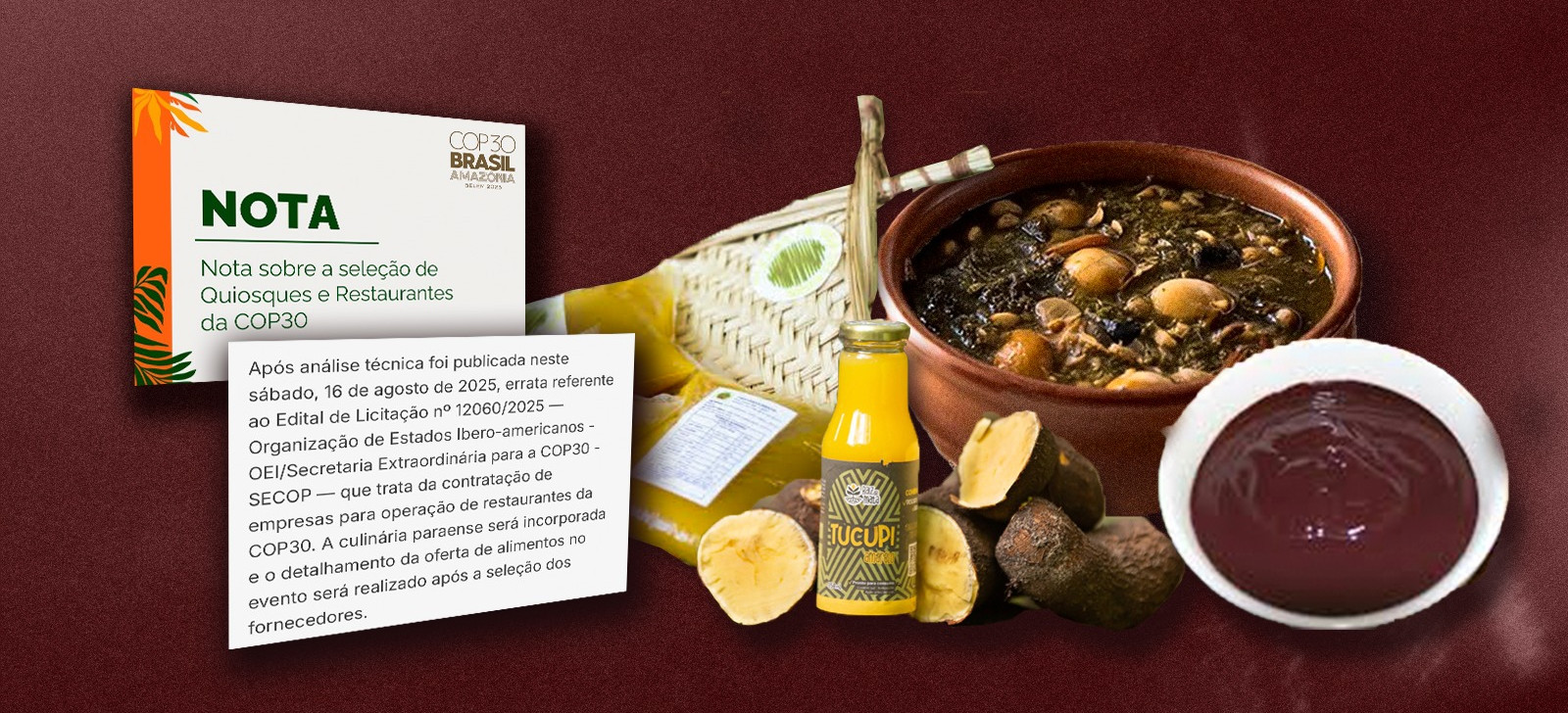 COP30 backtracks and allows sale of traditional Amazonian dishes at the event