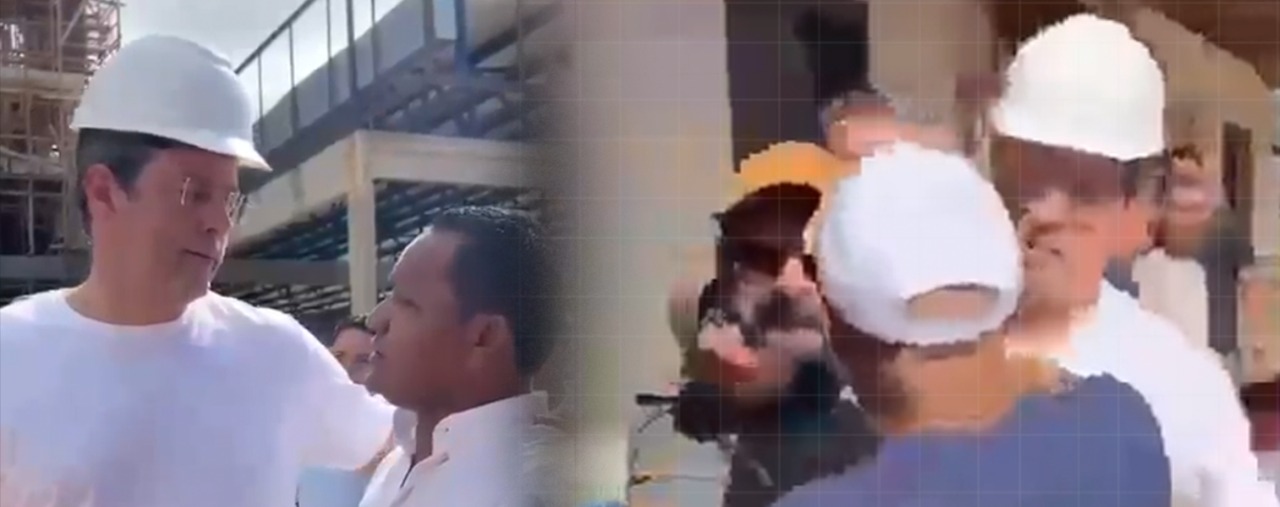 Prefeito de Macapá dá mata-leão em homem durante vistoria a obras de hospital