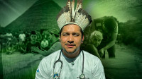 Médico Kanhgág compartilha rotina de atendimentos a indígenas na floresta