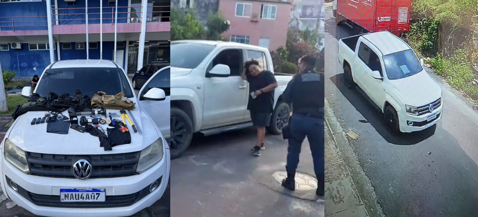 Investigadora se entrega à polícia por roubo com uso de falso mandado no AM