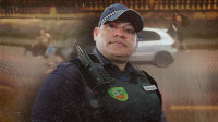 PC divulga foto de policial que tentou matar ex-companheira em Manaus