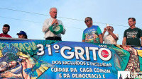 Em Manaus, ‘Grito dos Excluídos’ pede despoluição de igarapés e punição para golpistas