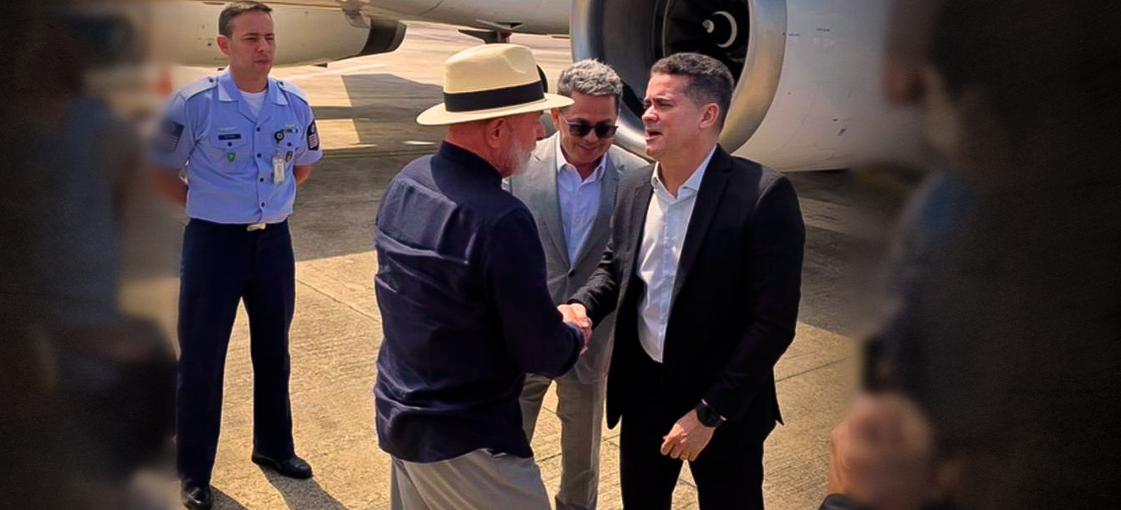 Com ausência de governador do AM, vice-governador e prefeito de Manaus recebem Lula