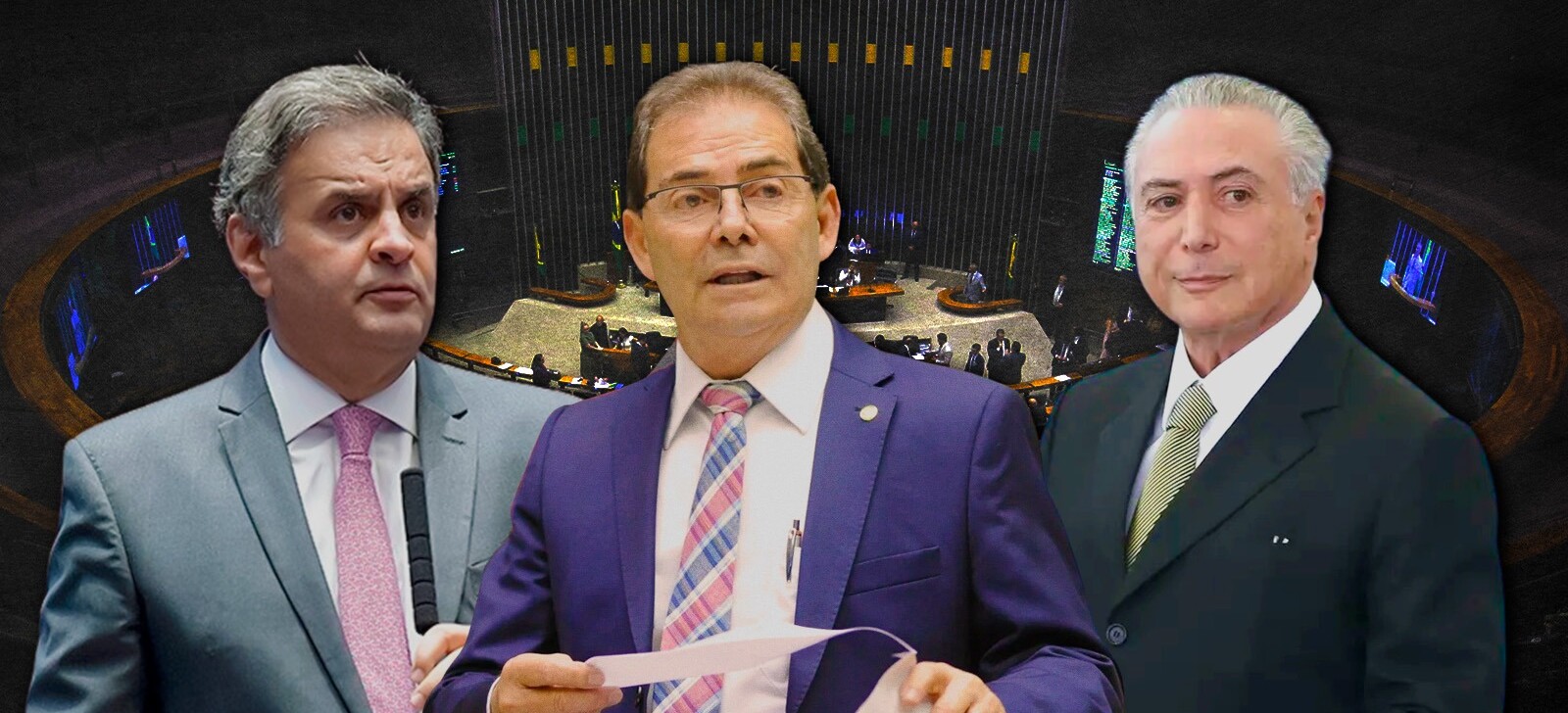 Encontro entre relator, Temer e Aécio discute desidratação de ‘PEC da Anistia’