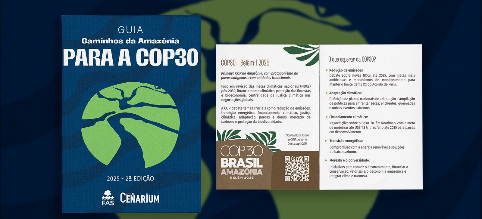 Guia explica COP30 e reforça voz da Amazônia em conferência da ONU sobre mudanças climáticas