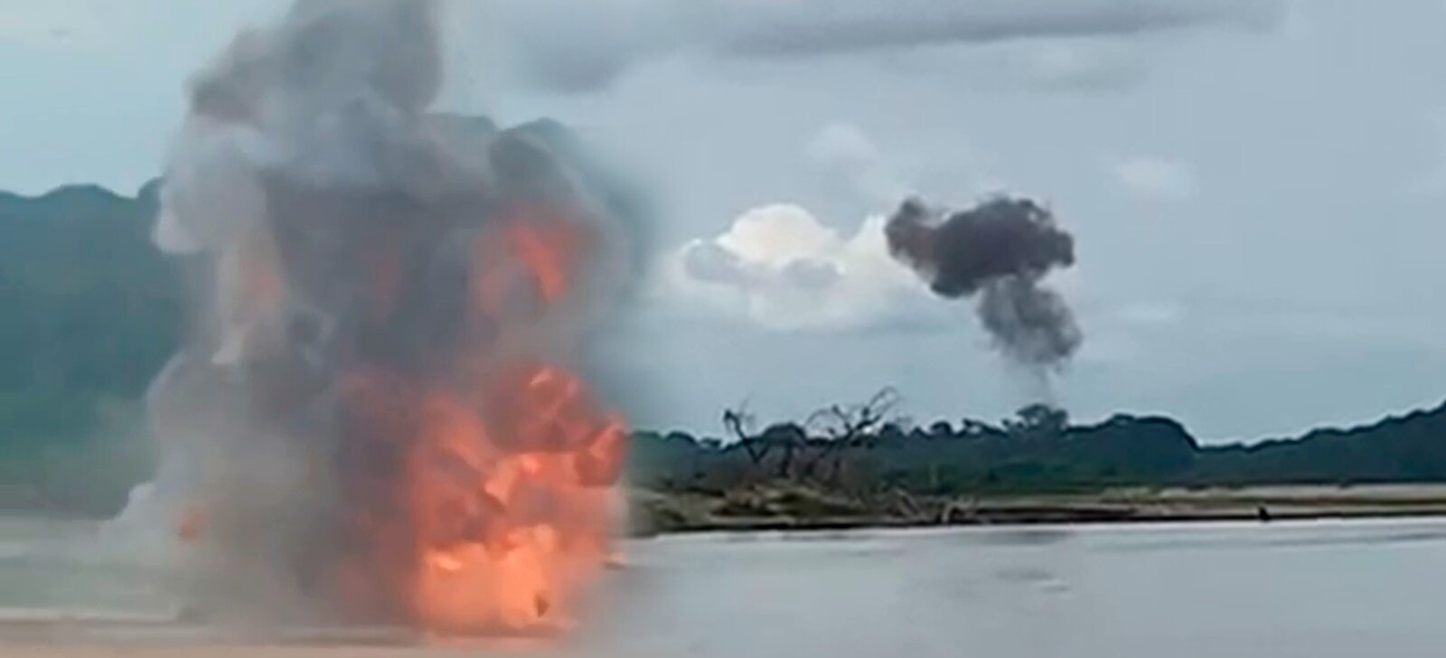 Operação explode dragas de garimpeiros no sul do AM; ‘Destruição’, diz dono