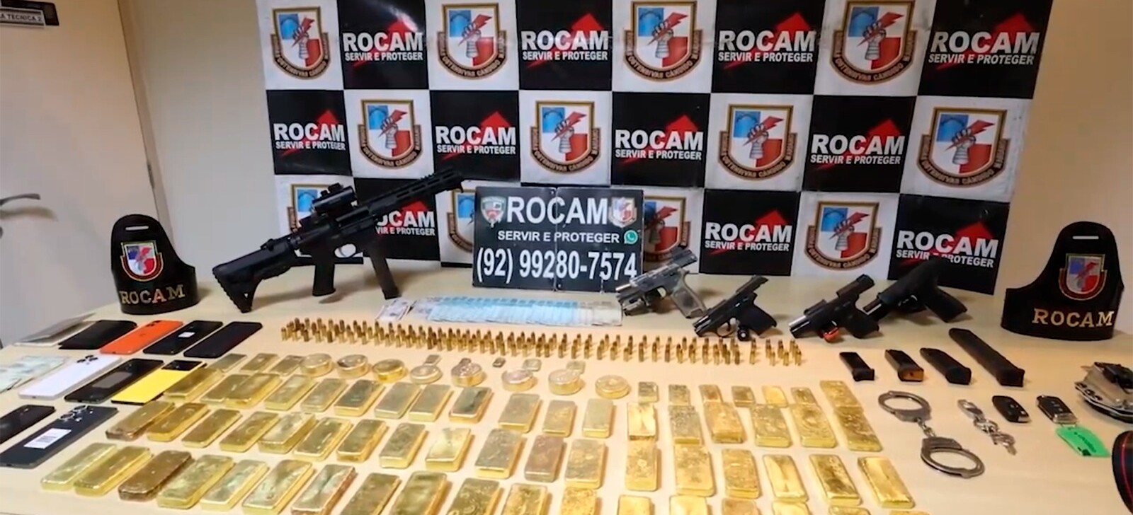 Policial civil e militares são presos em ação que apreendeu ouro avaliado em R$ 45 milhões no Amazonas