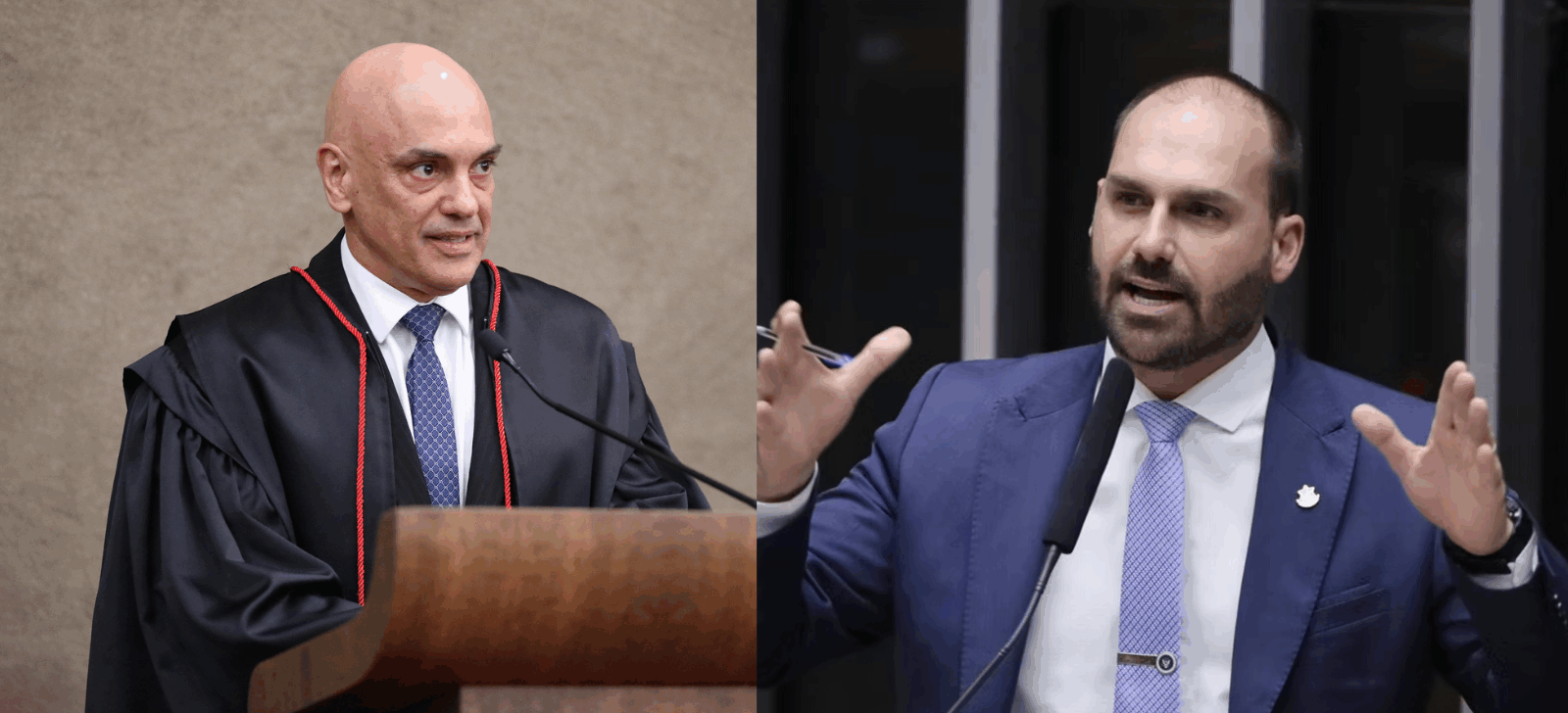 Moraes vota para tornar Eduardo Bolsonaro réu por atuar nos EUA contra Judiciário