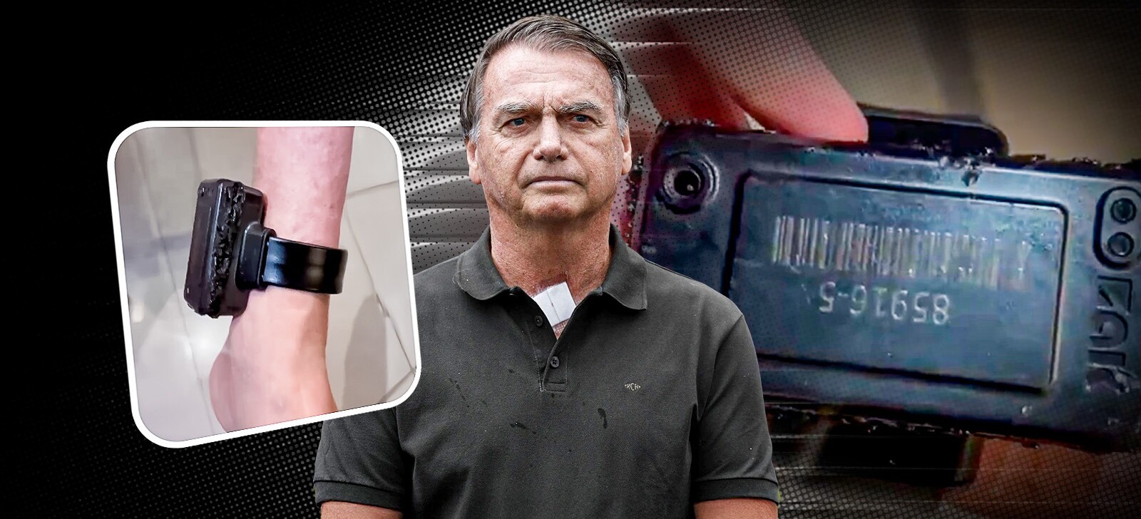 ‘Curiosidade’, diz Jair Bolsonaro à PF para justificar violação de tornozeleira eletrônica
