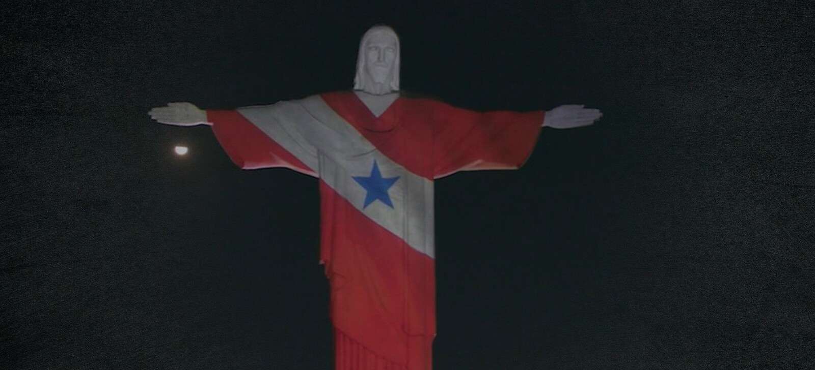 Bandeira do Pará e mascote da COP30 são projetados no Cristo Redentor; relembre