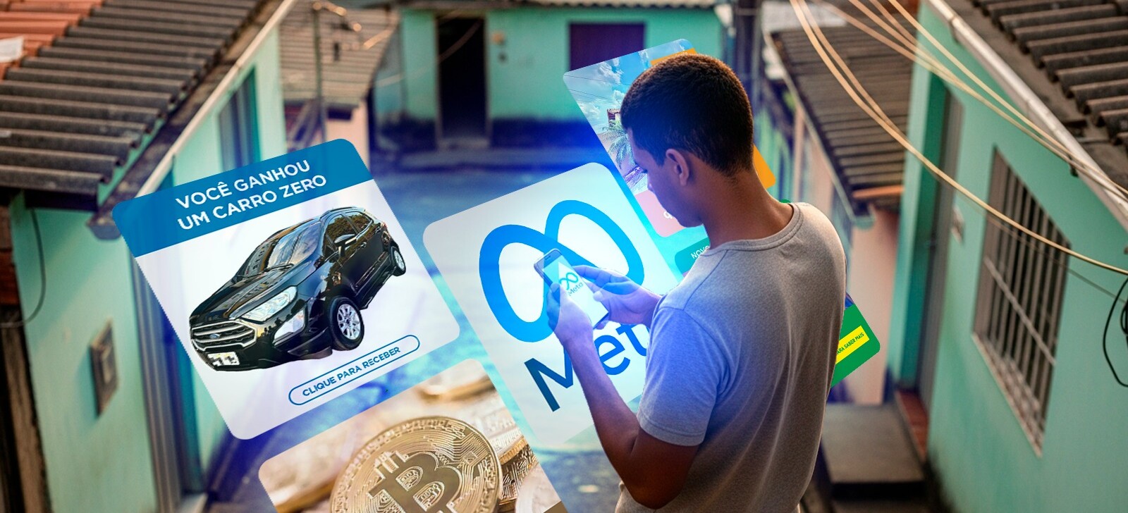 Plataforma de Zuckerberg lucra com fraudes contra famílias vulneráveis no Brasil