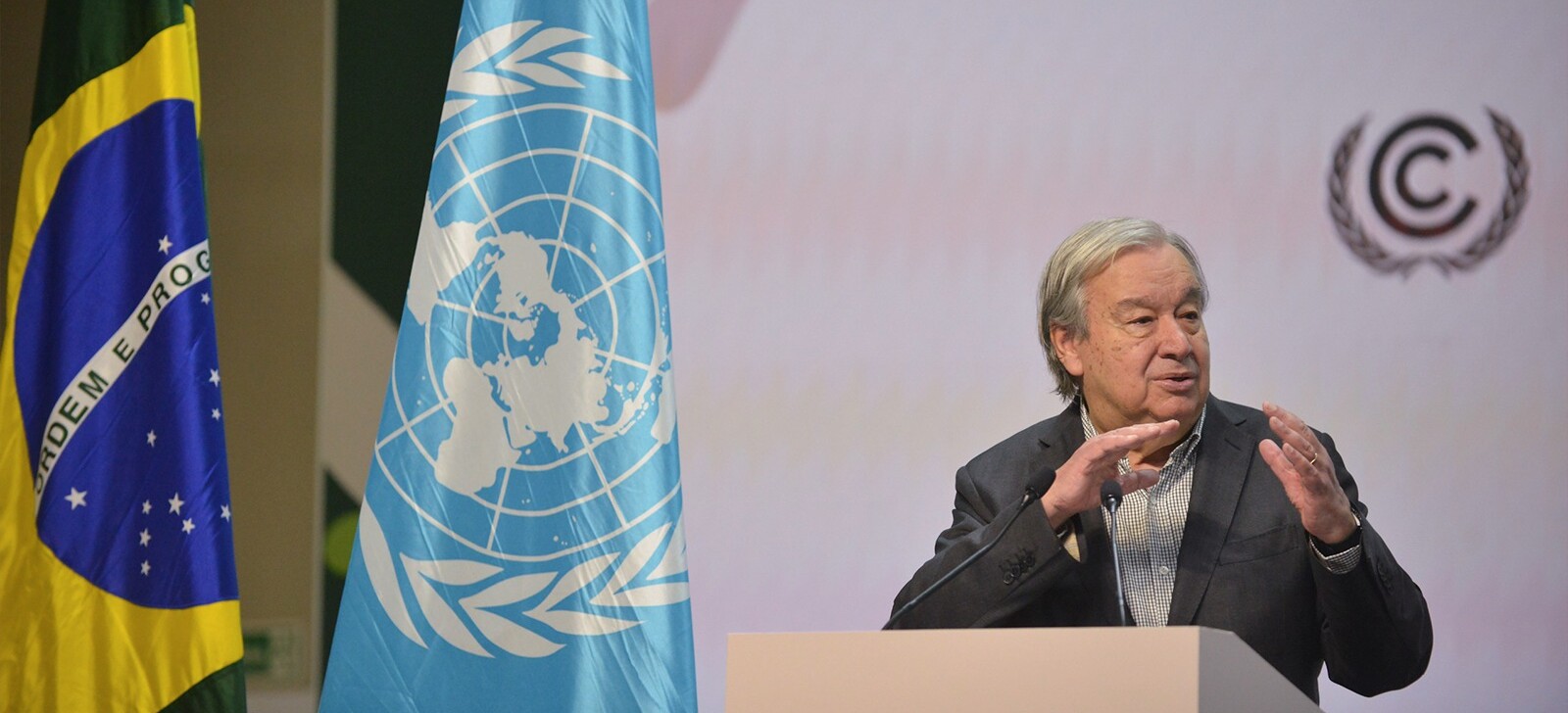 Guterres alerta para limite climático e pressiona por acordo final na COP30